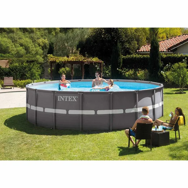 Intex Ultra Frame XTR Pool - 549 X 132 Cm - Met Zandfilterpomp En Accessoires 6 Intex Ultra Frame XTR Pool - 549 X 132 Cm - Met Zandfilterpomp En Accessoires - Afbeelding 4