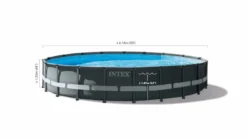 Intex Ultra Frame XTR Pool - 610 X 122 Cm - Met Zandfilterpomp En Accessoires -Zwembad Wereld 26334gn zwembadformaat