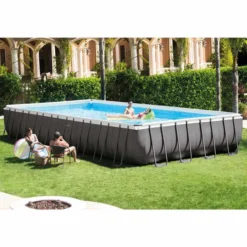 Intex Ultra Frame XTR Pool - 975 X 488 X 132 Cm - Met Zandfilterpomp En Accessoires -Zwembad Wereld 26372 in use