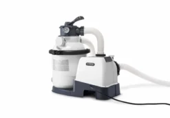 Intex Graphite Panel Pool - 478 X 124 Cm - Met Zandfilterpomp En Accessoires -Zwembad Wereld 26384gn pomp 1