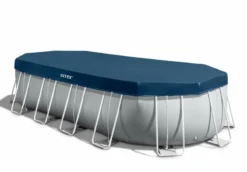 Intex Oval Prism Frame Pool - 610 X 305 X 122 Cm - Met Filterpomp En Accessoires -Zwembad Wereld 26798gn afdekzeil