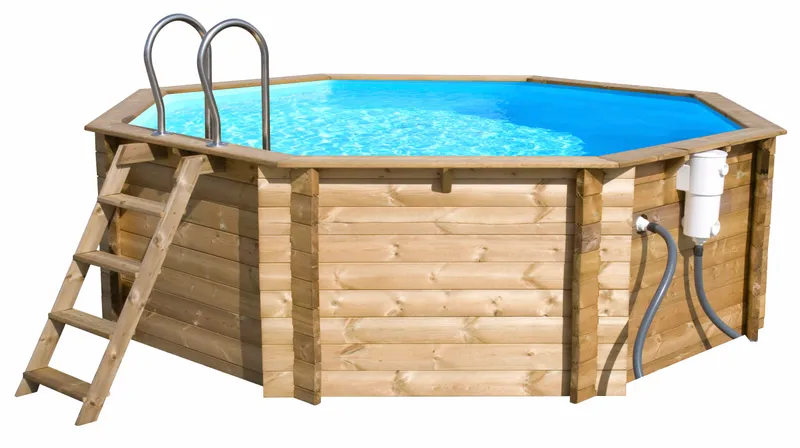 Tropic Octo 505 Houten Zwembad (hoogte 1,20) 3 Tropic Octo 505 Houten Zwembad (hoogte 1,20)