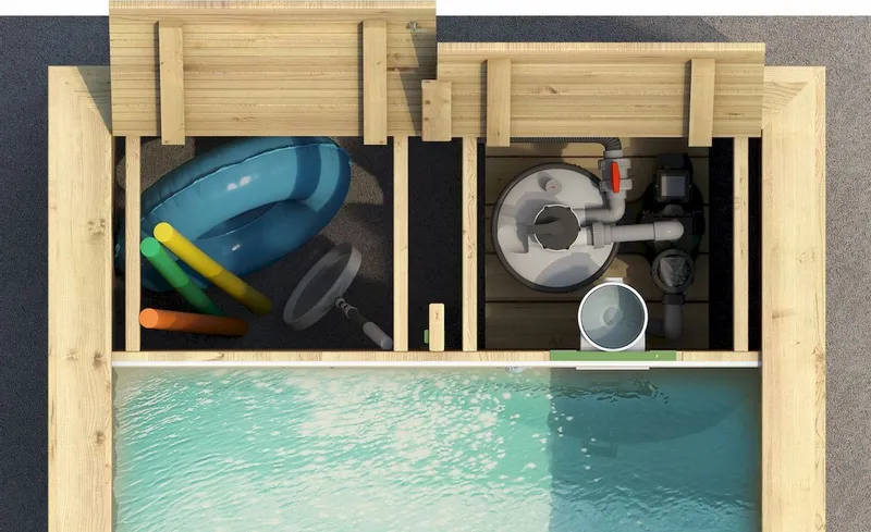 BWT Pool'n Box 6.20 X 2.50 X 1.33 M Stadszwembad - Met Zandfilterpomp 6 BWT Pool'n Box 6.20 X 2.50 X 1.33 M Stadszwembad - Met Zandfilterpomp - Afbeelding 4