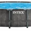 Intex Prism Frame Pool Greywood - 549 X 122 Cm – Met Filterpomp En Accessoires -Zwembad Wereld 417 1200 intex 26744