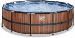 EXIT TOYS EXIT Wood Zwembad - 488 X 122 Cm - Met Zandfilterpomp En Trap -Zwembad Wereld 600 1200 exit 30 27 16 10 int 2