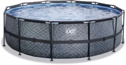 EXIT TOYS EXIT Stone Zwembad - 450 X 122 Cm - Met Zandfilterpomp En Trap -Zwembad Wereld 618 1200 exit 30 27 15 00 int 2