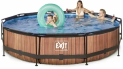 EXIT TOYS EXIT Wood Zwembad - 360 X 76 Cm - Met Filterpomp -Zwembad Wereld 670 1200 exit 30 12 12 10 int 3