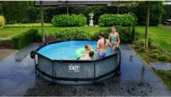 EXIT TOYS EXIT Wood Zwembad - 300 X 76 Cm - Met Filterpomp -Zwembad Wereld 681 1200 exit 30 12 10 10 int 6