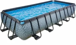 EXIT TOYS EXIT Stone Zwembad - 540 X 250 X 100 Cm - Met Zandfilterpomp En Trap -Zwembad Wereld 722 1200 exit 30 17 53 00 int 2