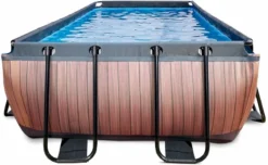 EXIT TOYS EXIT Wood Zwembad - 540 X 250 X 100 Cm - Met Zandfilterpomp En Trap -Zwembad Wereld 740 1200 exit 30 17 53 10 int 3