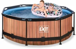 EXIT TOYS EXIT Wood Zwembad - 244 X 76 Cm - Met Filterpomp -Zwembad Wereld 786 1200 exit 30 12 08 10 int 3