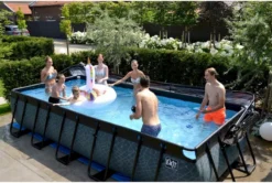 EXIT TOYS EXIT Stone Zwembad - 540 X 250 X 100 Cm - Met Zandfilterpomp En Trap -Zwembad Wereld 808 1200 exit 30 17 53 00 int 12