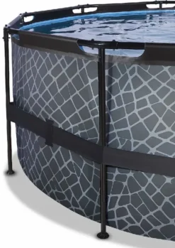 EXIT TOYS EXIT Stone Zwembad - 450 X 122 Cm - Met Zandfilterpomp En Trap -Zwembad Wereld 900 638 exit 30 27 15 00 int 3