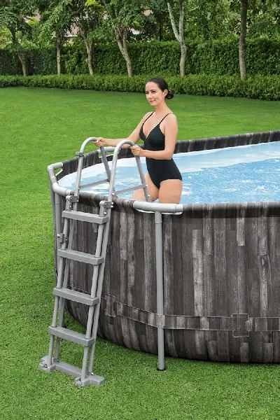 Bestway Power Steel Oval Zwembad - 732 X 366 X 122 Cm - Met Filterpomp En Accessoires - Afbeelding 9