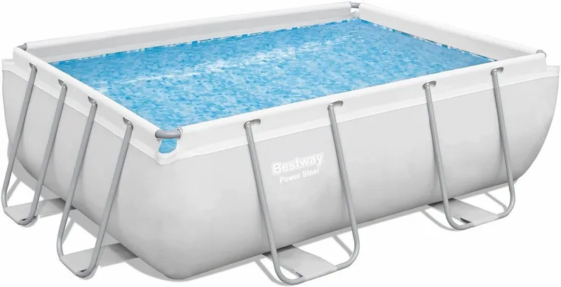 Bestway Power Steel Rectangular Zwembad - 282 X 196 X 84 Cm - Met Filterpomp En Accessoires 4 Bestway Power Steel Rectangular Zwembad - 282 X 196 X 84 Cm - Met Filterpomp En Accessoires - Afbeelding 2