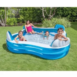 Intex Family Lounge Pool Kinderzwembad 229 X 229 X 66 Cm -Zwembad Wereld family lounge pool 1