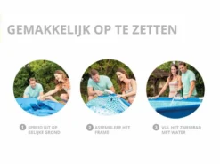 Intex Metal Frame Pool - 305 X 76 Cm -Zwembad Wereld intex opzetinstructie 3