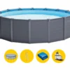 Intex Graphite Panel Pool - 478 X 124 Cm - Met Zandfilterpomp En Accessoires 1 Intex Graphite Panel Pool - 478 X 124 Cm - Met Zandfilterpomp En Accessoires -Zwembad Wereld intex graphite panel pool 478 x 124 cm met zandfilterpomp en accessoires