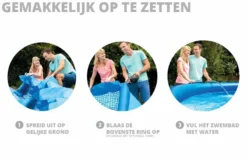 Intex Easy Set Pool - 305 X 76 Cm - Met Filterpomp -Zwembad Wereld intexeasyset instructies 6