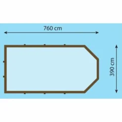 Gardipool Rectoo 3.90 X 7.60 M, Hoogte 1.33m -Zwembad Wereld rectoo7