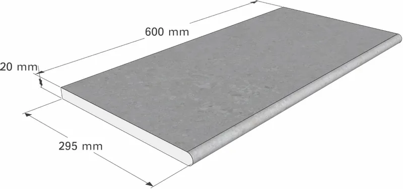 Scandi Roc Maranello Randtegel - Luna Steel 4 Scandi Roc Maranello Randtegel - Luna Steel - Afbeelding 2