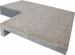 Zwembad Wereld 33 AQS Grey Randtegel – Hoekstuk