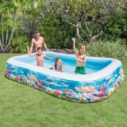 Intex Family Pool Tropical Reef Kinderzwembad 305 X 183 X 56 Cm -Zwembad Wereld tropical reef pool 1