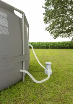 W'eau Steel Frame Zwembad - 427 X 122 Cm - Met Filterpomp En Accessoires -Zwembad Wereld w eau zwembad pomp